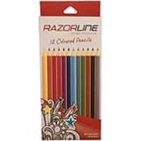 razorline / belgrave colour pencils assorted pack 12